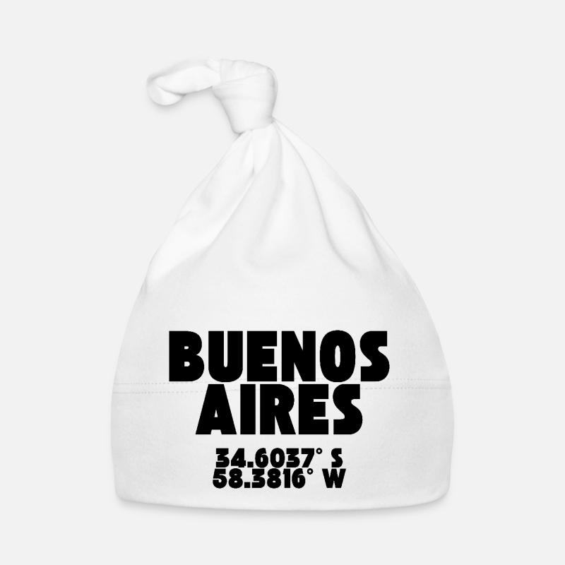 Buenos Aires - Design with coordinates Organic Baby Cap