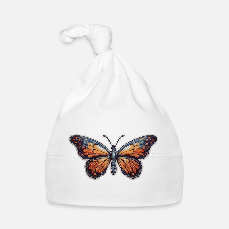 Butterfly Organic Baby Cap