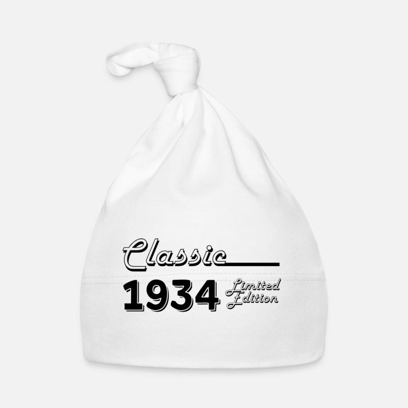 Classic 1934 édition limitée - Bonnet bio Bébé - blanc