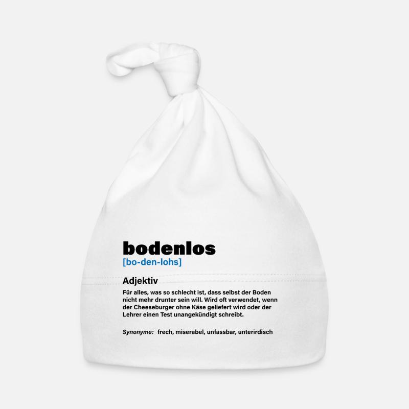 Bottomless – When it's really too much Organic Baby Cap