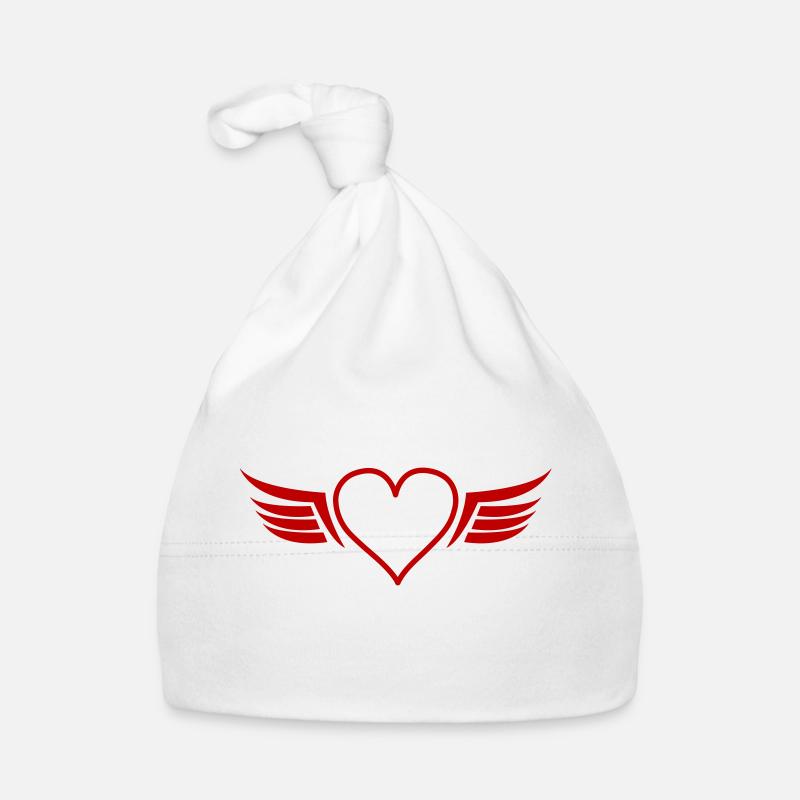 Heart Wings Organic Baby Cap