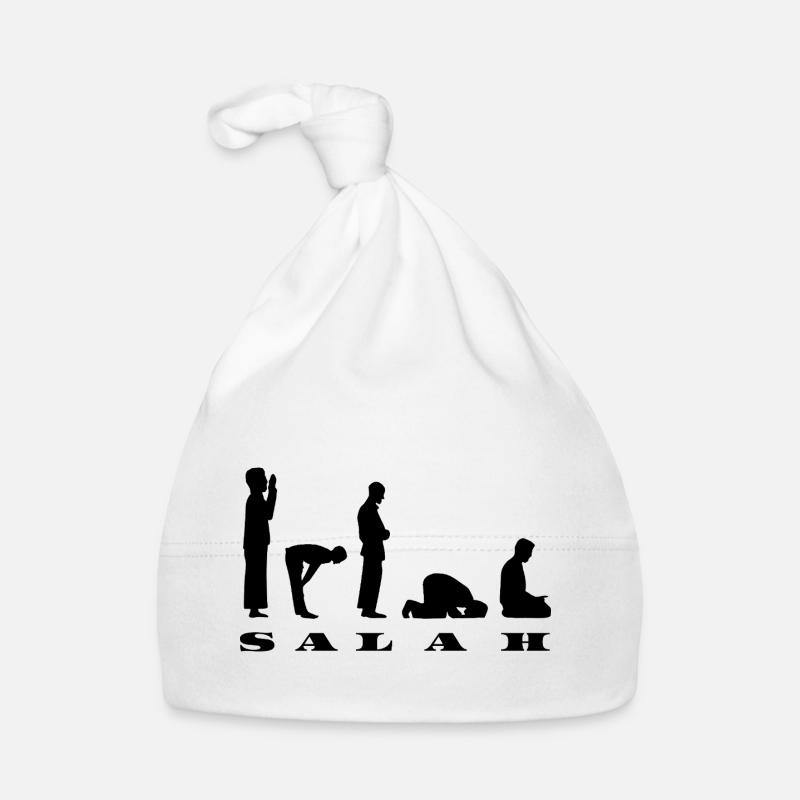 Salah Prayer Silhouette Design Organic Baby Cap