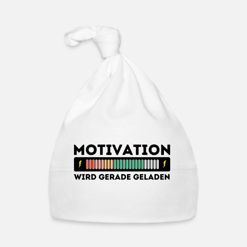 Motivation is loaded Organic Baby Cap