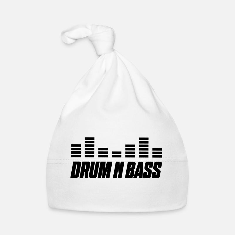 Drum Bass - Bonnet bio Bébé - blanc