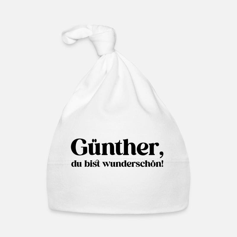 Günther, du bist wunderschön! Baby Bio-Mütze