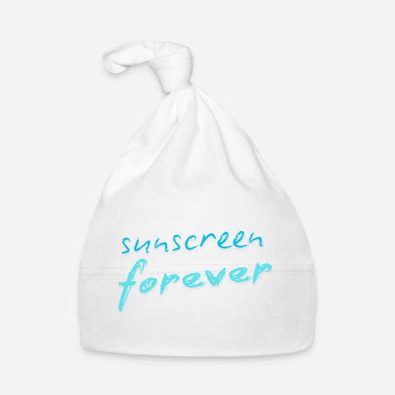 Sunscreen forever Organic Baby Cap