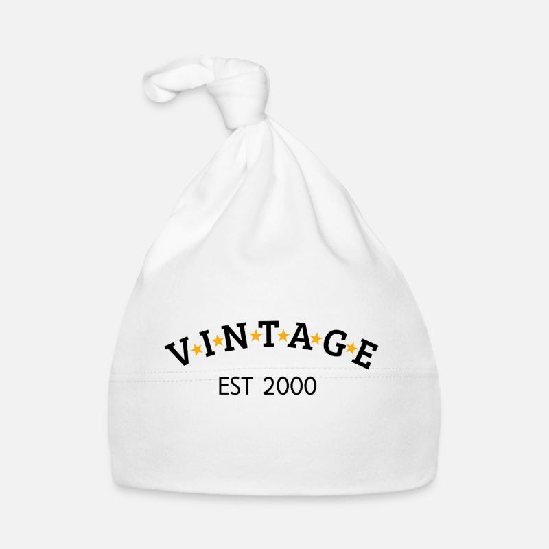 Vintage est 2000 Bonnet bio Bébé