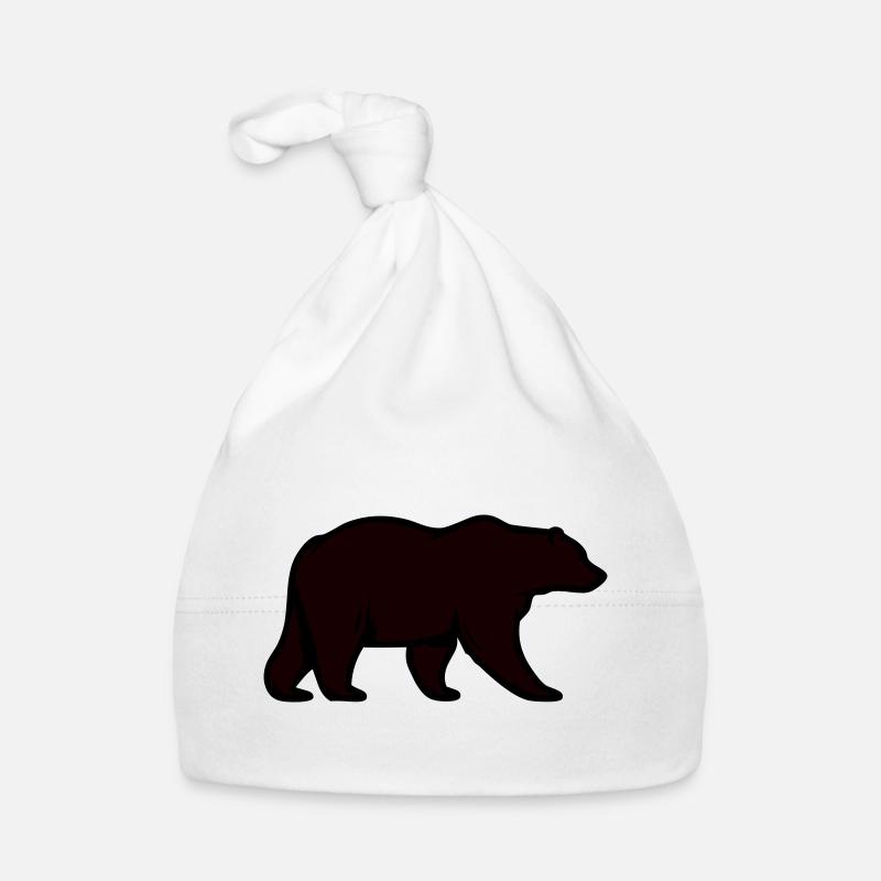 bear Organic Baby Cap