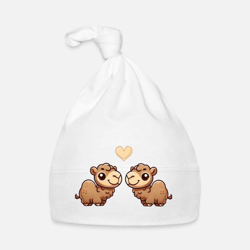 kamel cartoon love Baby Bio-Mütze