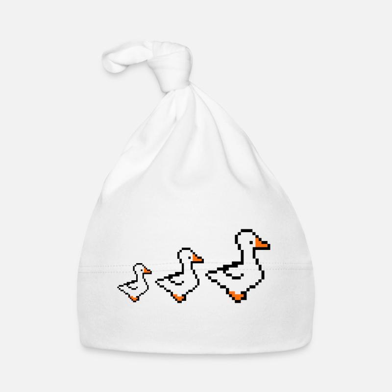 Pixel eenden Bio-muts voor baby's