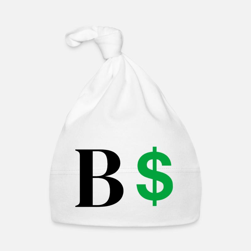Lettre b dollar Bonnet bio Bébé