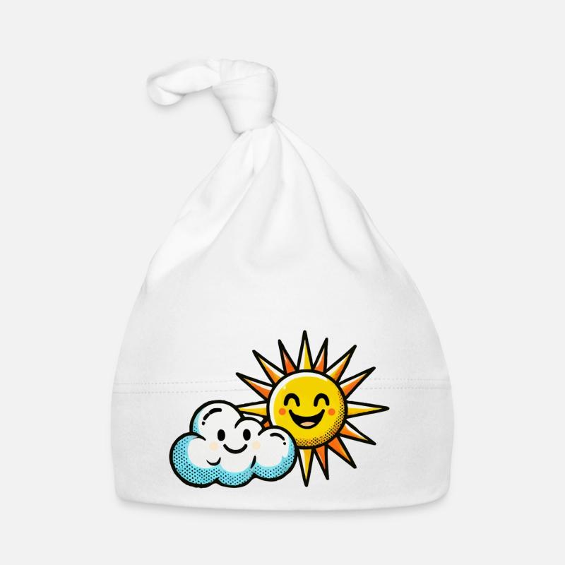 Cloud Sun Organic Baby Cap
