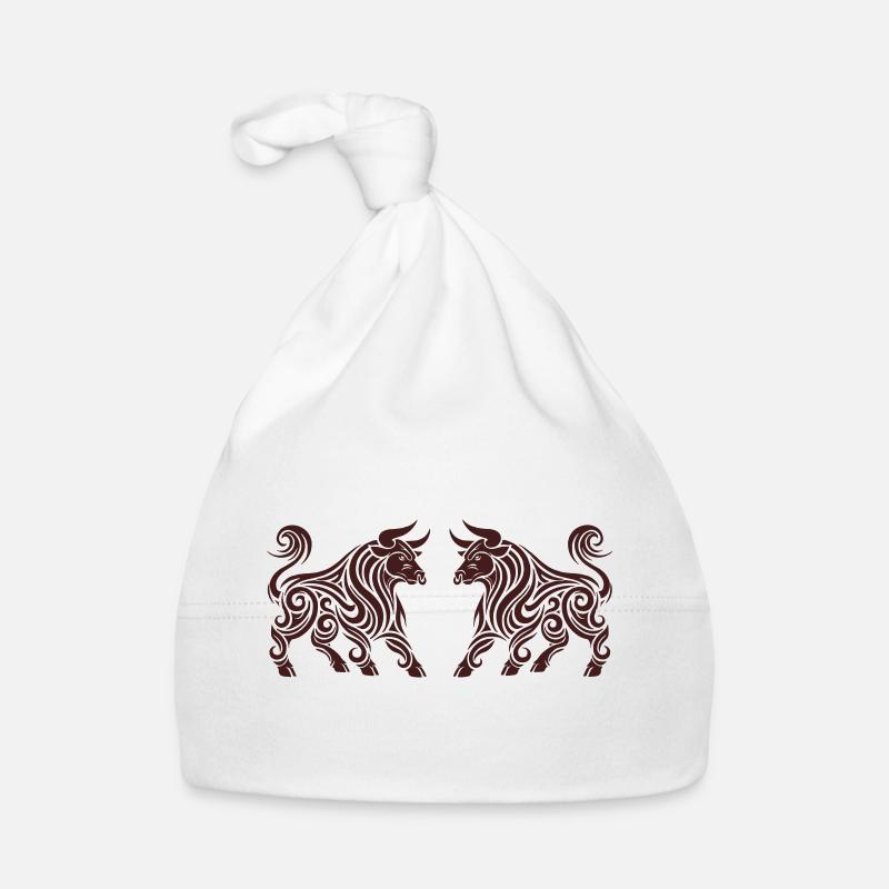 Taurus Beast Tribal 2 Organic Baby Cap
