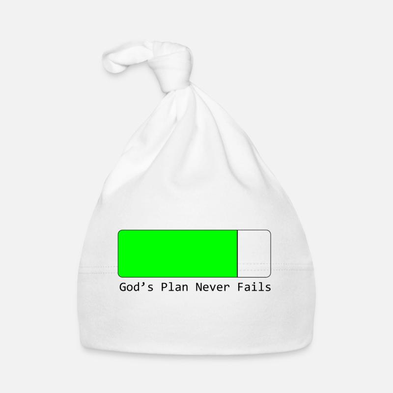 God's Plans Never Fail Organic Baby Cap