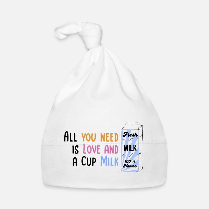 We need Love and Milk Comicstyle 1 Baby Bio-Mütze