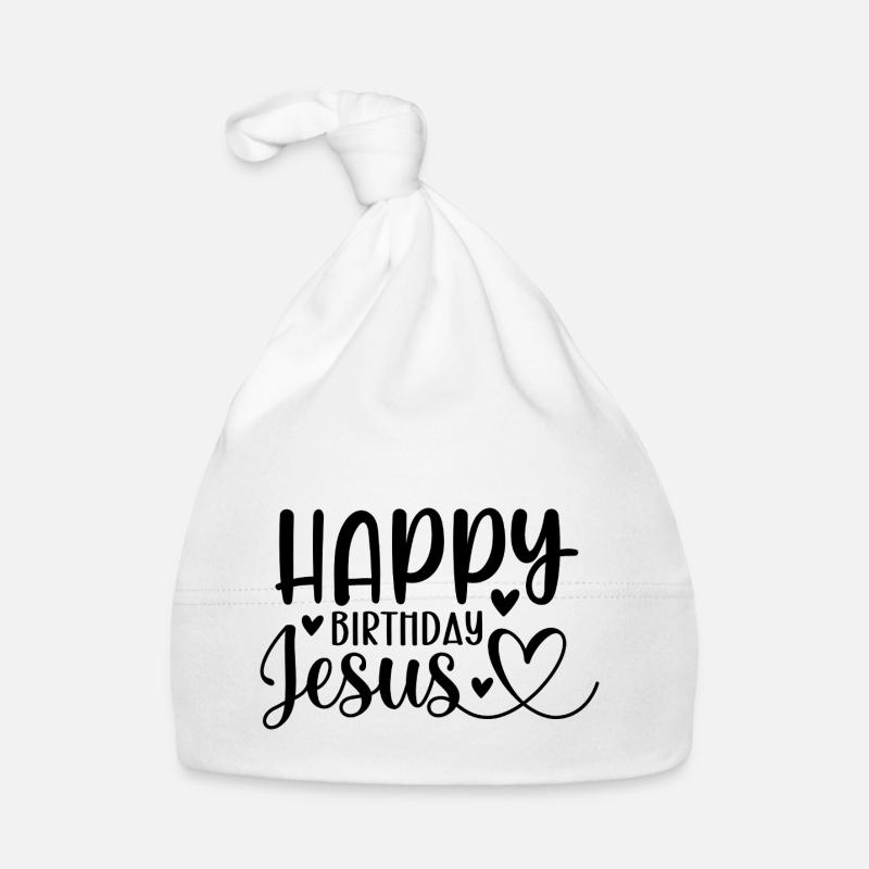 Joyeux anniversaire Jésus Bonnet bio Bébé