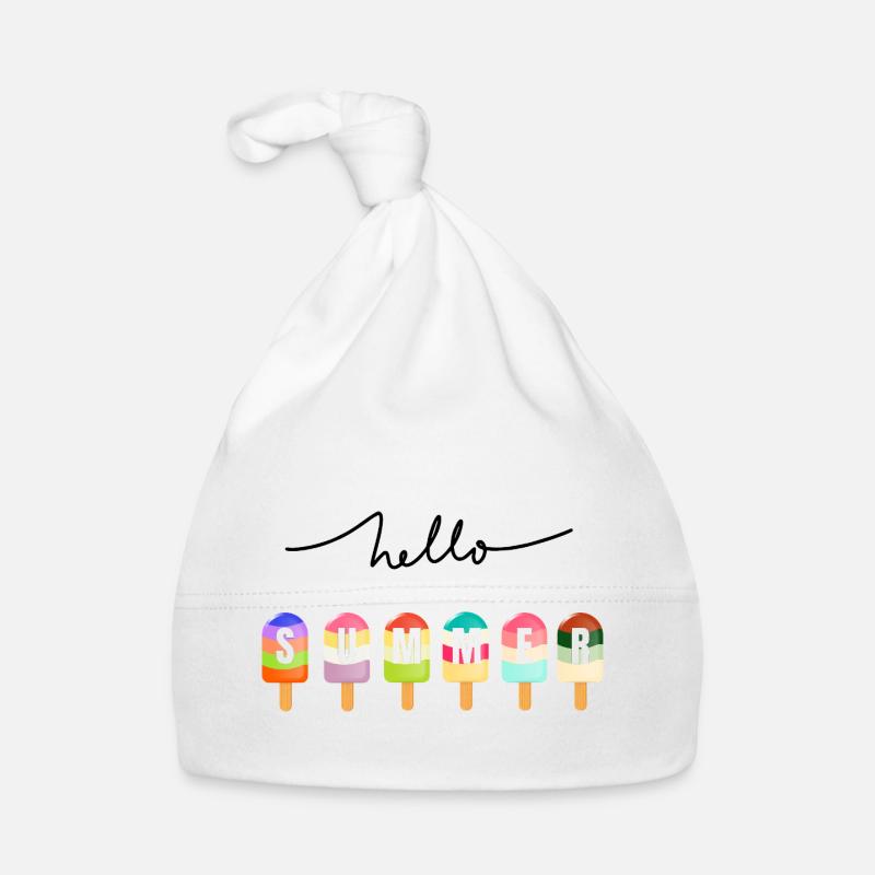 Hello Summer Organic Baby Cap