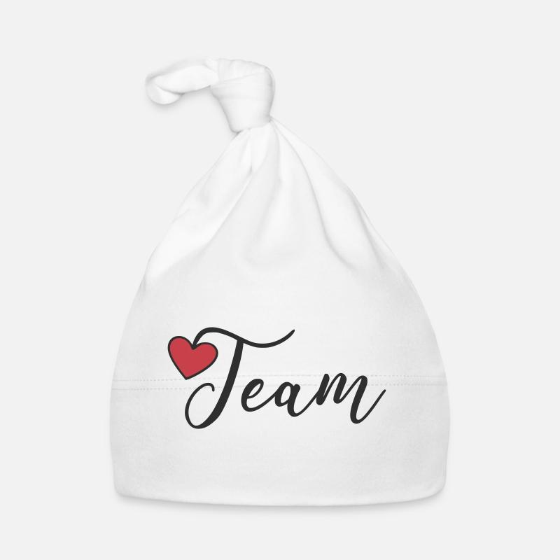 Team Herz Baby Bio-Mütze