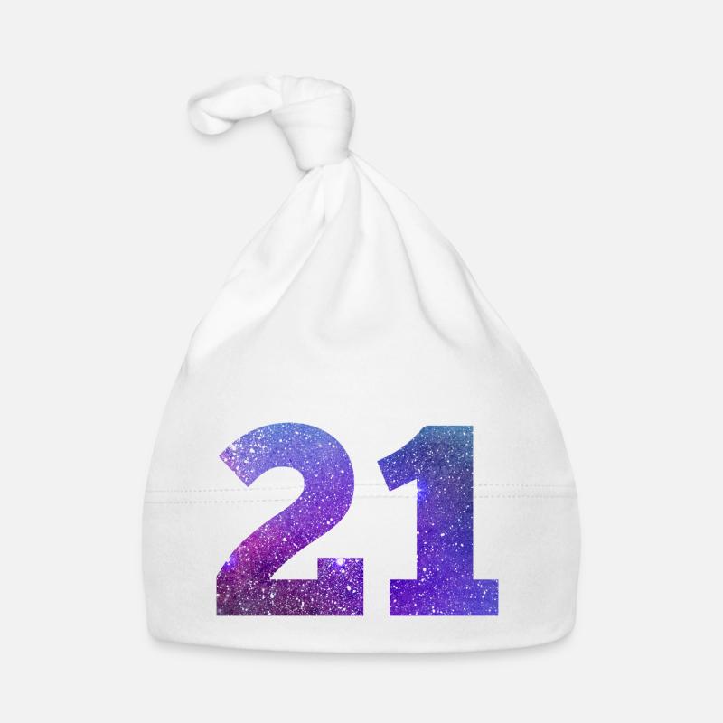 Galaxie Nummer 21 Baby Bio-Mütze