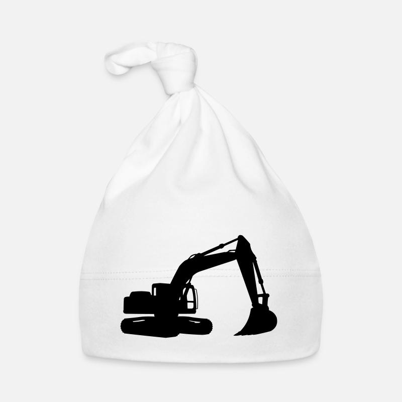 excavator Organic Baby Cap