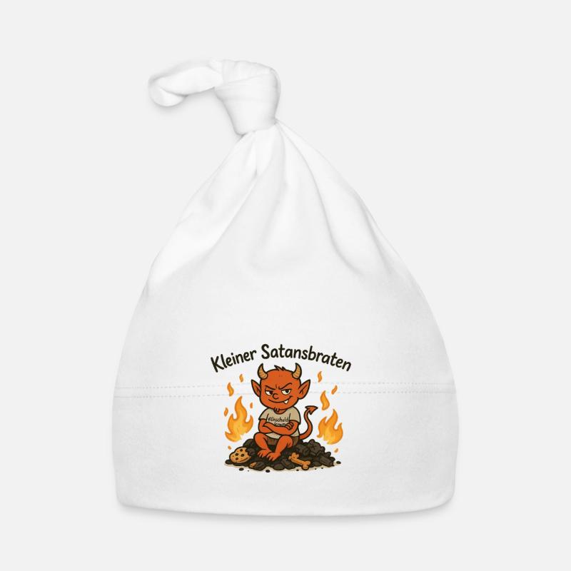 Petit rôti de Satan - Bonnet bio Bébé - blanc