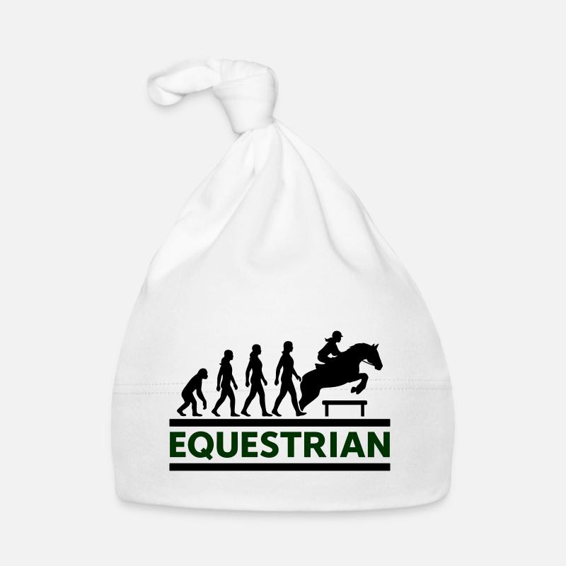 Equestrian Evolution Reiterin Geschenk Cool Baby Bio-Mütze