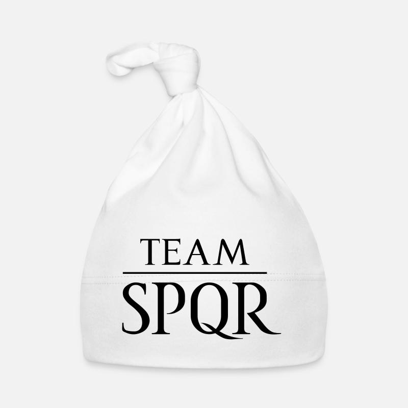 Team SPQR Logo Vector Dark Organic Baby Cap