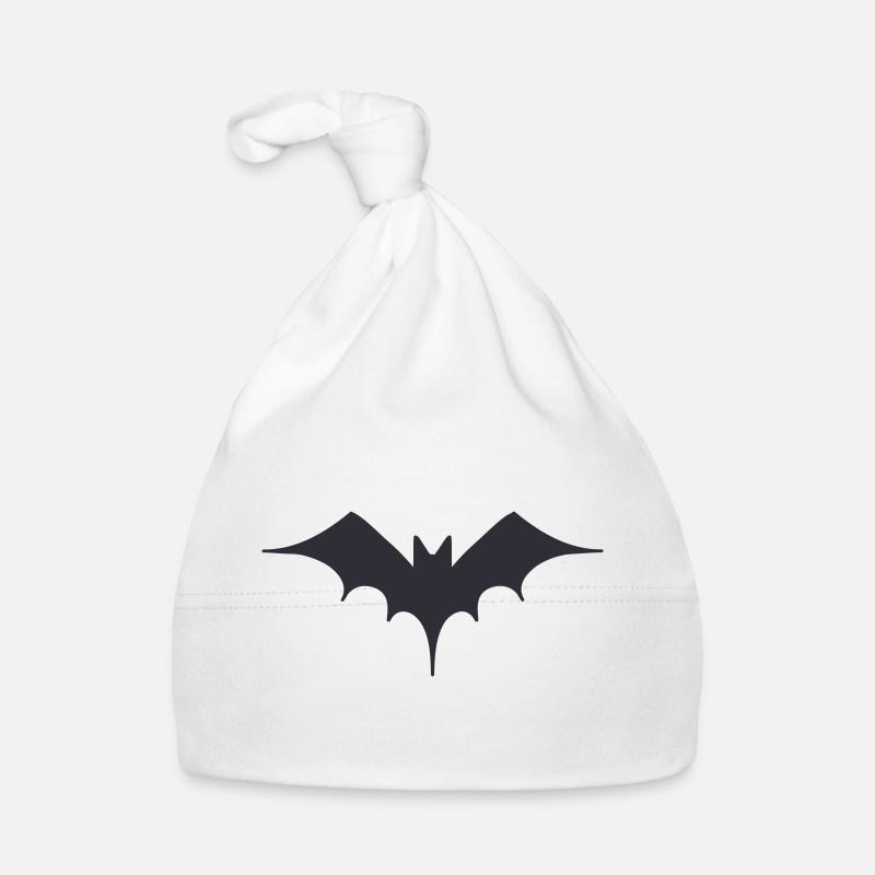 Fledermaus Halloween Kunst Baby Bio-Mütze