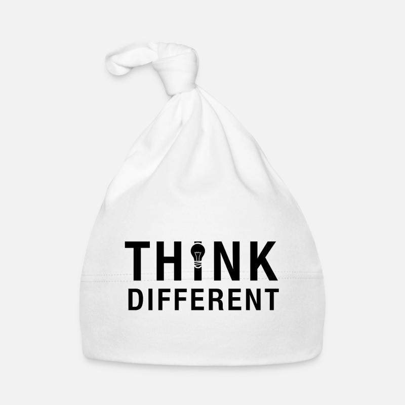 Creative Think Different Lightbulb Design Organic Baby Cap