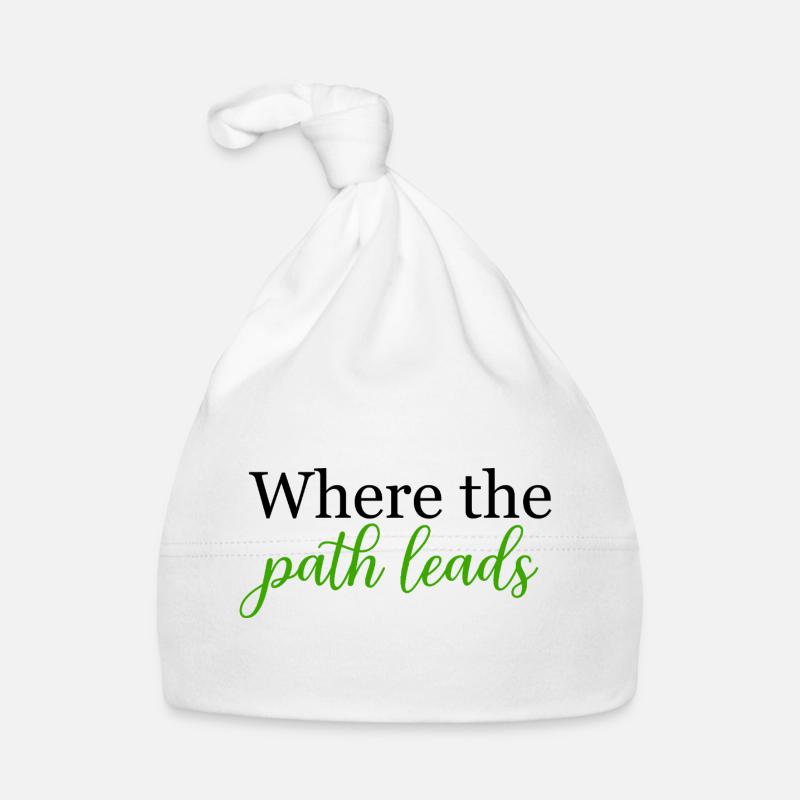 Where the Path Leads Spontaneous Journey	 Organic Baby Cap