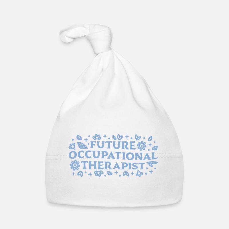 Zukünftige Ergotherapeutin oder studentische Ästhetik Baby Bio-Mütze