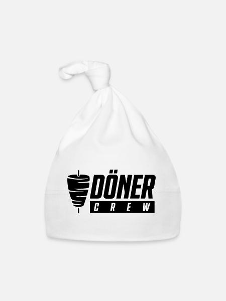 Döner Crew - Organic Baby Cap - white - Front