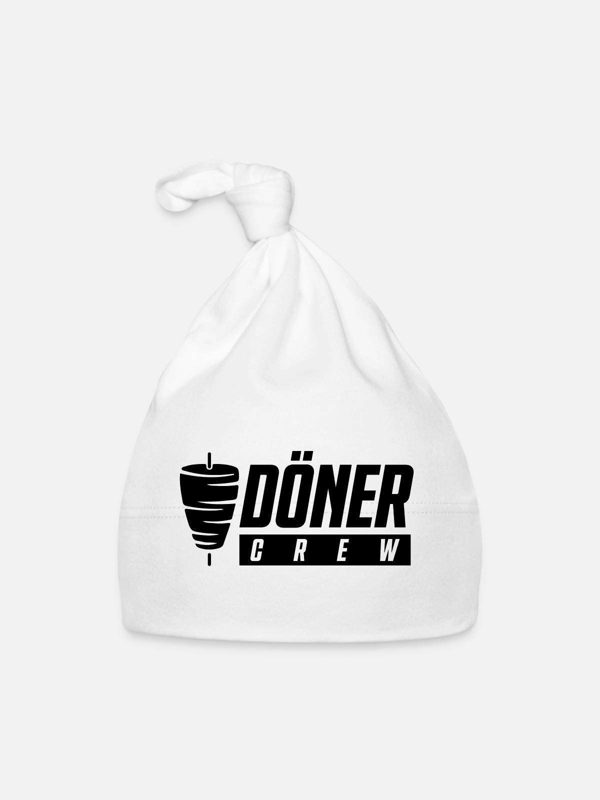 L’équipe Döner - Bonnet bio Bébé - blanc - Devant