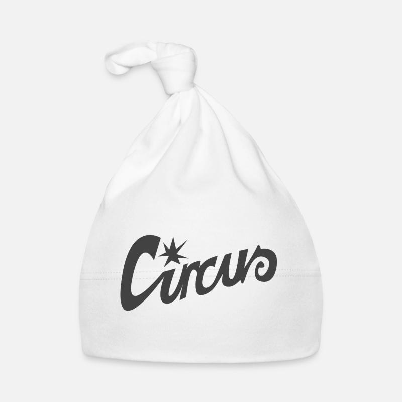 Lettrage « Circus » Bonnet bio Bébé