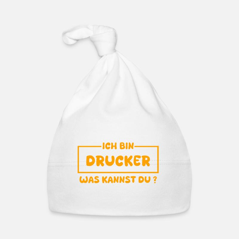 Occupation: Printer Organic Baby Cap