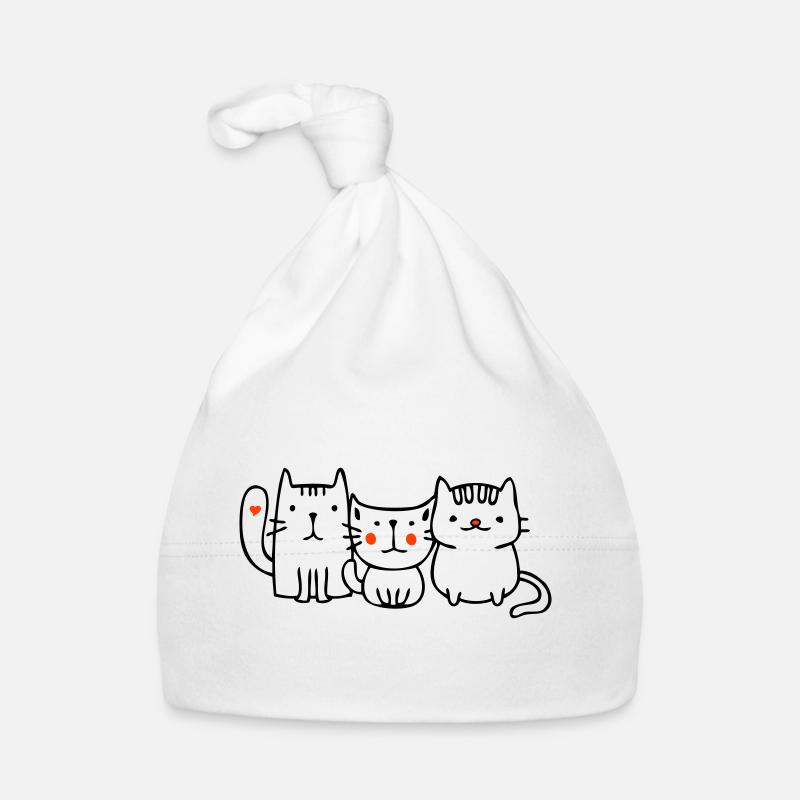 three little cats Organic Baby Cap
