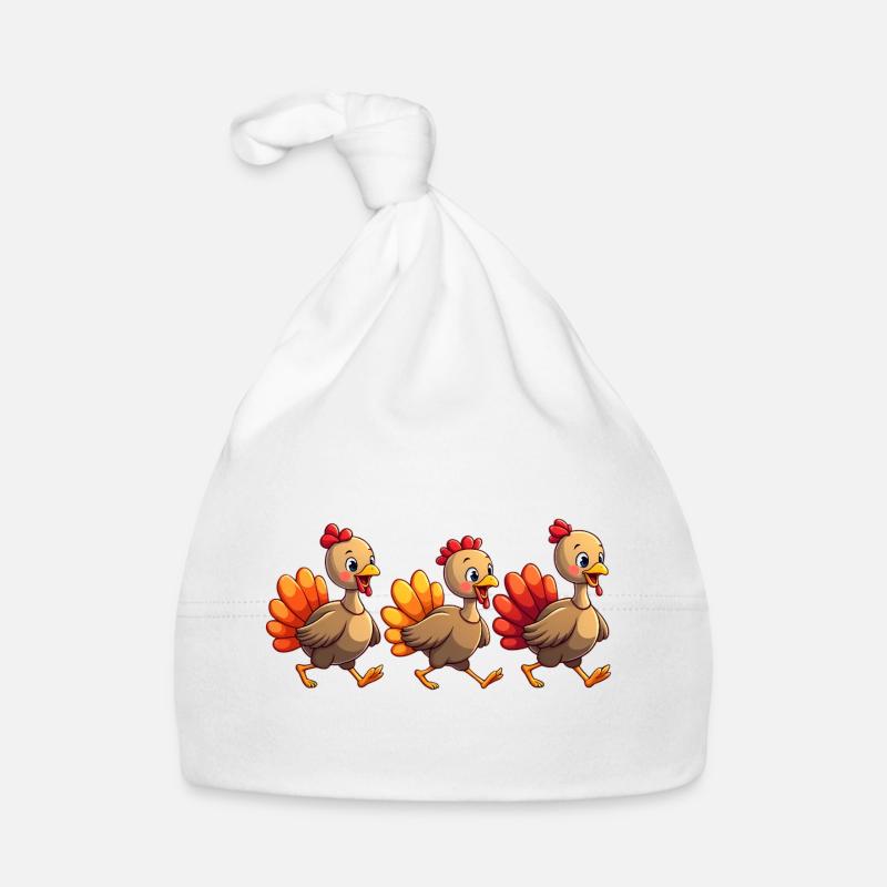 Bébé dinde de Thanksgiving Bonnet bio Bébé