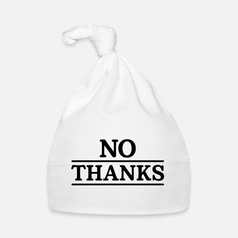 no thanks Organic Baby Cap