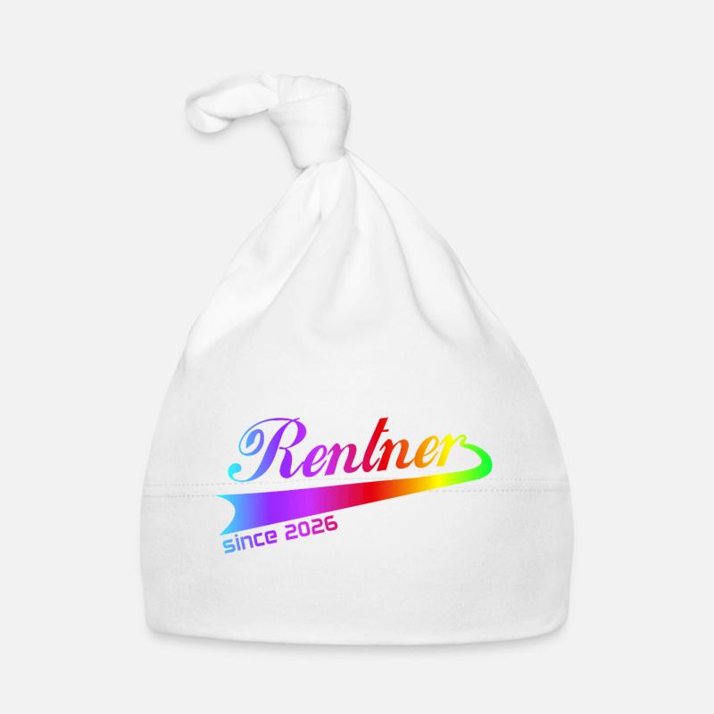 Rentner 2026 Ruhestand Rentner Pullover, Kappe Baby Bio-Mütze