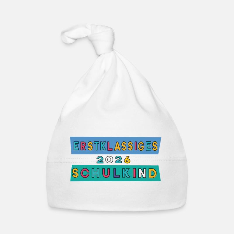 Élève de première classe 2026 Bonnet bio Bébé