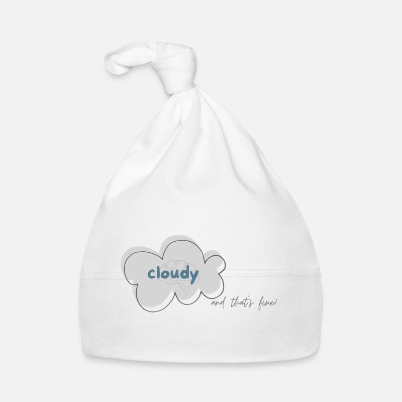cloudy_person Organic Baby Cap