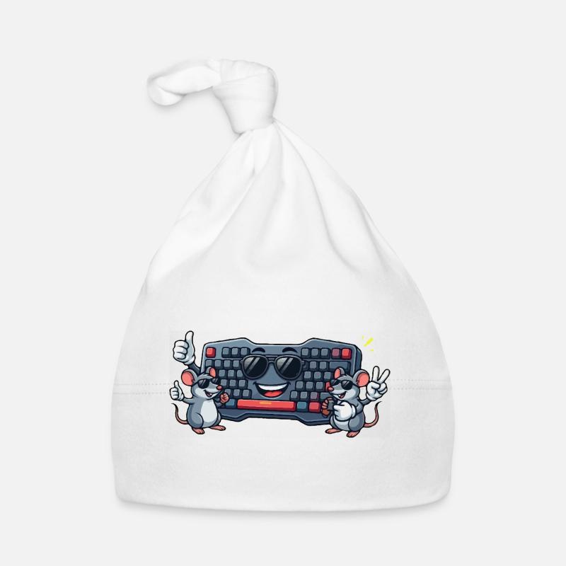 Duo de souris à clavier Bonnet bio Bébé