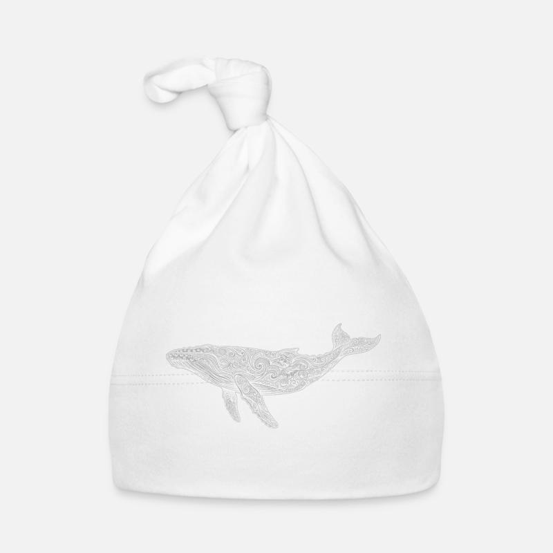Humpback whale Organic Baby Cap