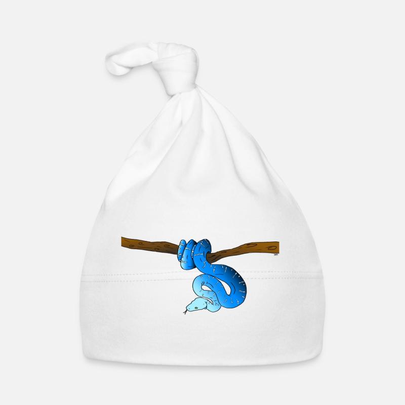 Blaue Schlange Baby Bio-Mütze