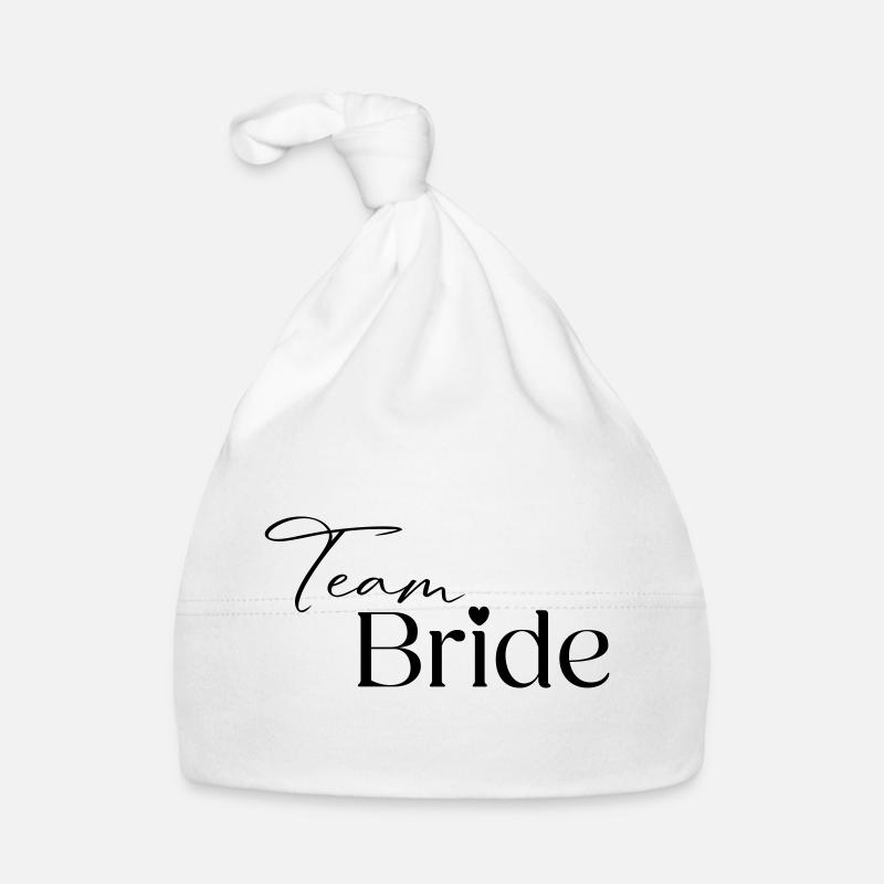 Team Bride Organic Baby Cap