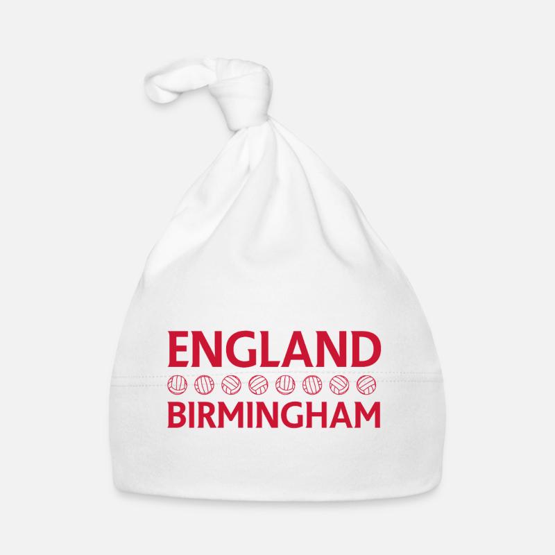 Emblème de cricket Angleterre Birmingham Bonnet bio Bébé