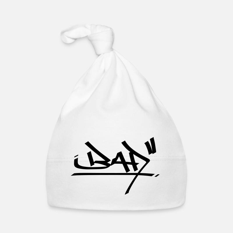 graffiti bad 01 - Organic Baby Cap - white