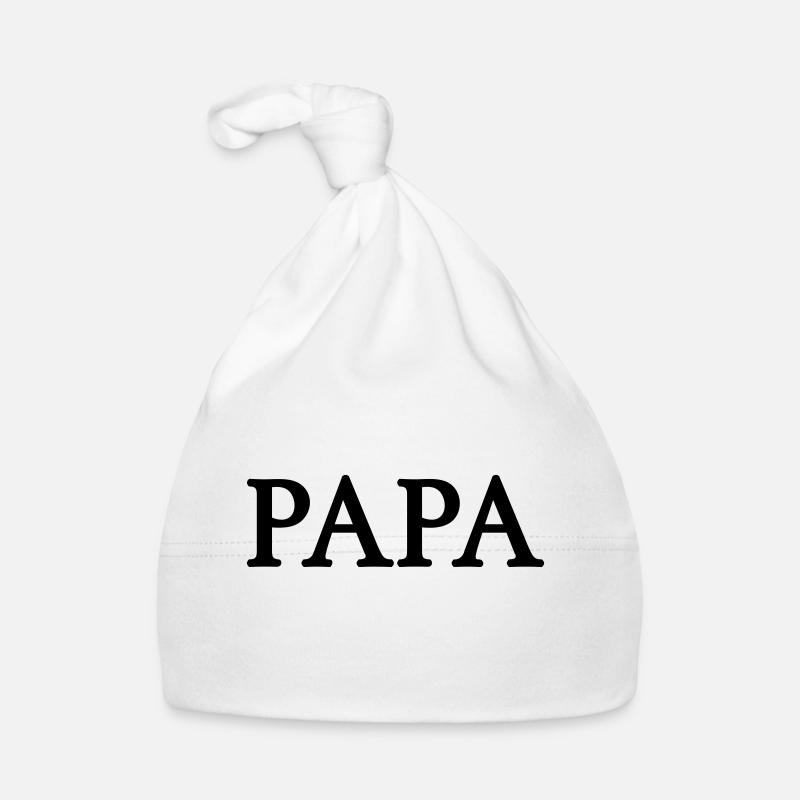papa (1c) Bonnet bio Bébé