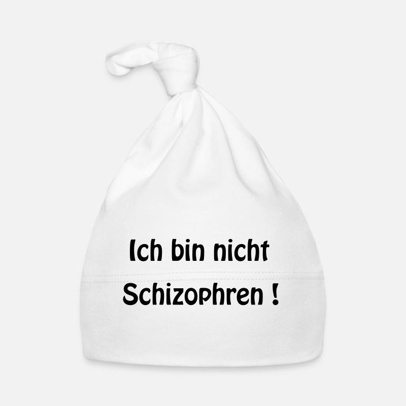 Schizophrenic - Organic Baby Cap - white