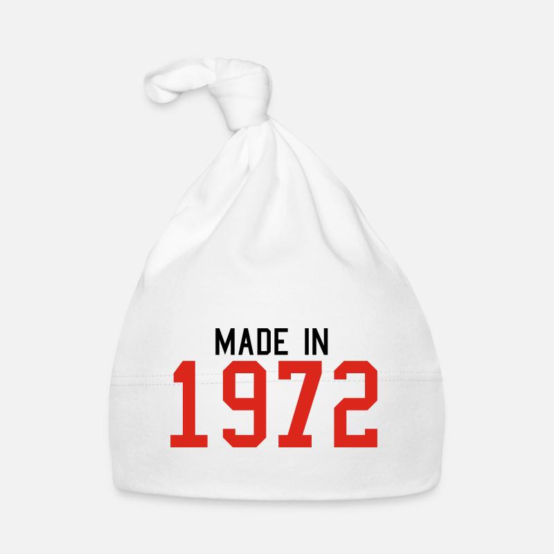 1972 - Organic Baby Cap - white